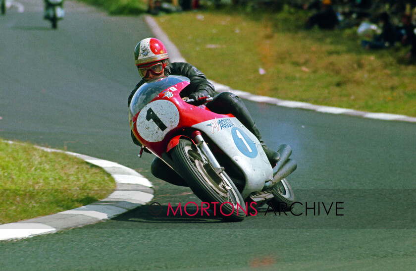 Agostini-037 
 from the Nick Nicholls Collection - Giacomo Agostini 350 MV-3 in the 1970 350cc Ulster Grand Prix.