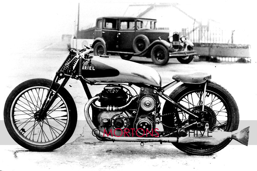 014 Ariel Square Four 02 
 In 1933 Ben Bickell rode the supercharged 500cc Ariel Square Four at Brooklands 
 Keywords: Archive feature, Ariel, June, Mortons Archive, Mortons Media Group Ltd, Old Bike Mart, Square Four