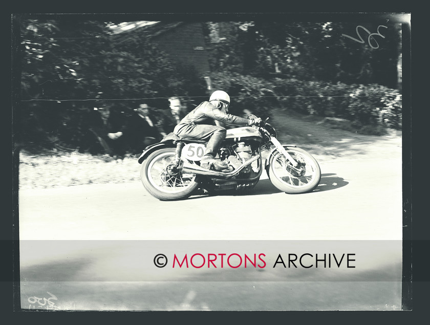 SFTP April 2012 - 11 
 The imperious 20-year-old John Surtees (Norton), who bagged five trophies and remained unbeaten all day. 
 Keywords: 2010, Aberdare road races 1954, April, Mortons Archive, Mortons Media Group, Straight from the plate, The Classic MotorCycle
