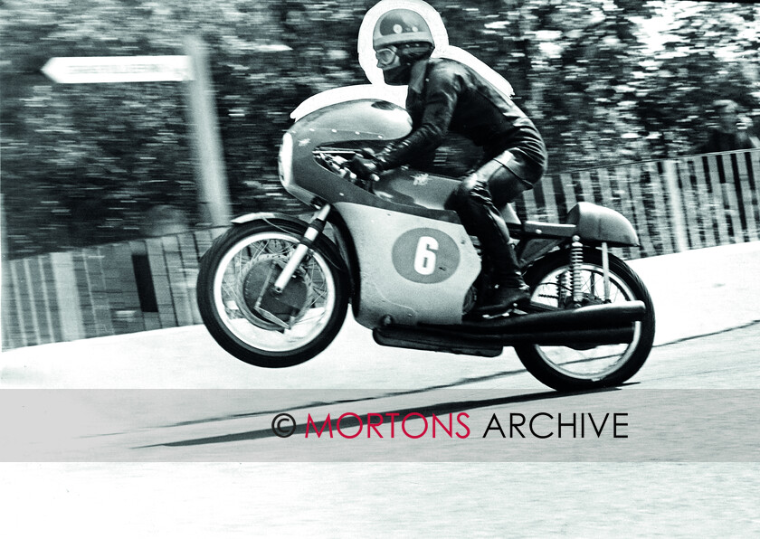 Agostini-016 
 Giacomo Agostini lands his MV-3 at Ballaugh Bridge in the 1967 Junior Isle of Man TT.