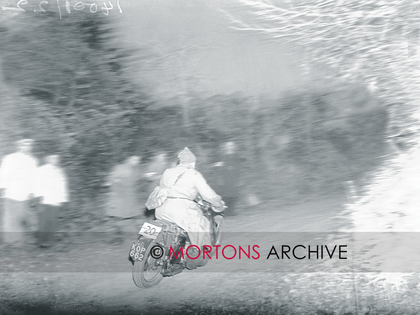 straight from plate 22 
 Nice action shot of Fred Rist, on a BSA twin. 
 Keywords: 1950 Exeter Trial, Action, Mortons Archive, Mortons Media Group, Straight from the plate, The Classic MotorCycle