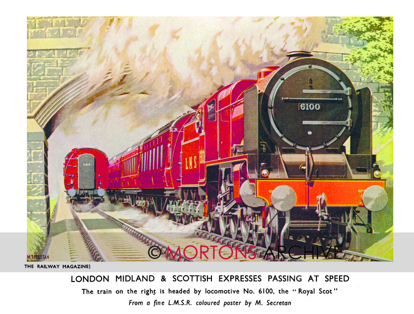 SUP - 1934 Jan LMS Loco 6100 Royal Scot 
 LMS Loco No. 6100 Royal Scot 
 Keywords: Big Four Locomotives, Mortons Archive, Mortons Media Group Ltd, Supplement, The Railway Magazine